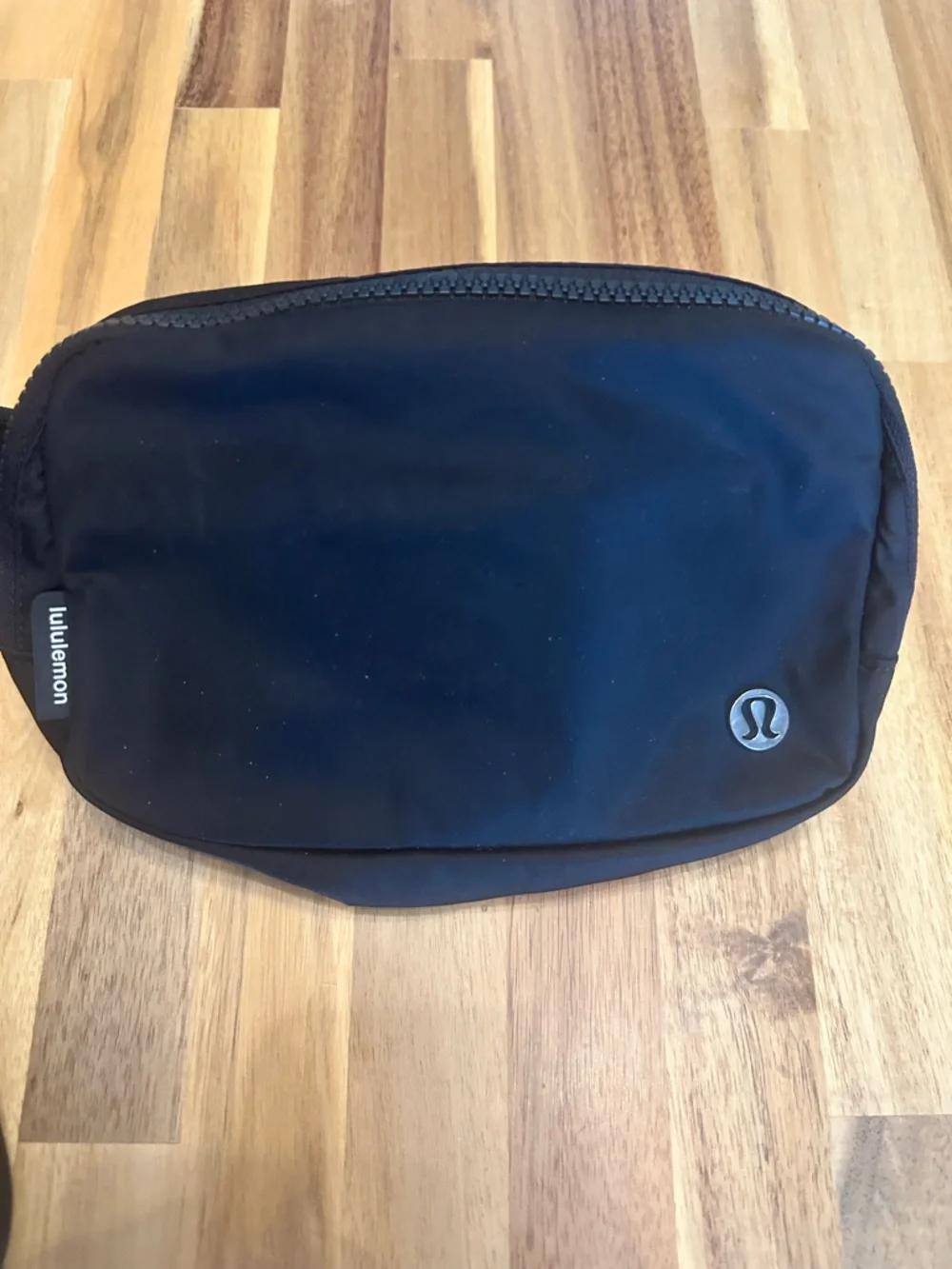 lululemon athletica Black Belt Bag Adjustable Strap Crossbody